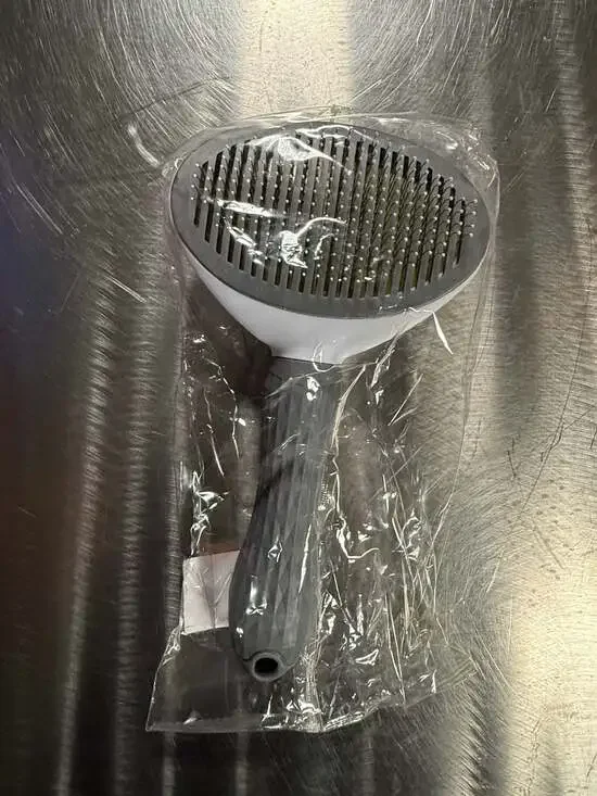 Self-Cleaning Pet Slicker Brush for Shedding and Grooming