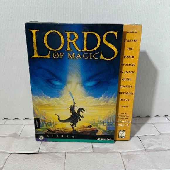 Lords of Magic PC CD ROM Game‎ Sierra Impressions Teen ESRB