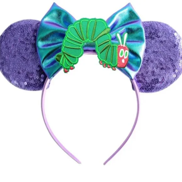 The Very Hungry Caterpillar Headband Ears Bow Birthday Dress outfit clothes