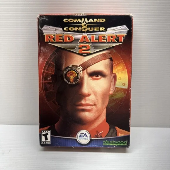Command & Conquer: Red Alert 2 BOX PC Win 95 CD-Rom Westwood - BOX & Insert ONLY