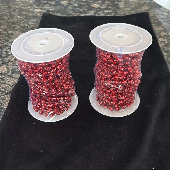 CELEBRATE IT BEADED GARLAND LOT IF 2 NWT
