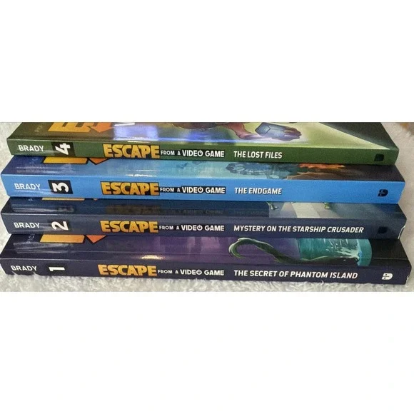 Escape from a Video Game The Complete Series Paperback First Edition Book 1-4
