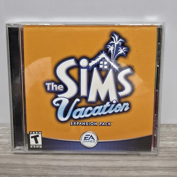 The Sims Vacation Expansion Pack PC CD-Rom 2000 Video Game EA