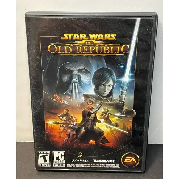 Star Wars The Old Republic PC Game 2011 3 disc set video