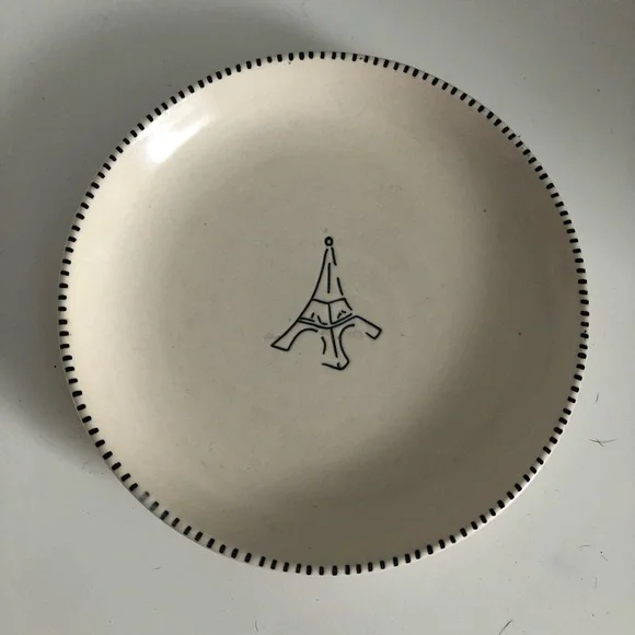 Pottery Barn Eiffel Tower Plate