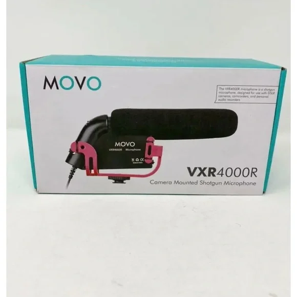 Camera mounted shotgun microphone