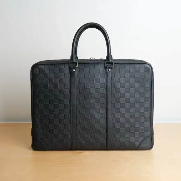Louis Vuitton Damier Infini Porte-Documents Voyage Briefcase Black