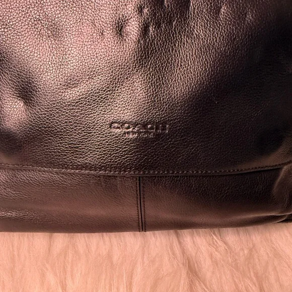 Coach Black Leather Men’s Messenger Bag