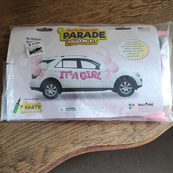 It's A Girl Do-It-Yourself Parade Balloon Kit