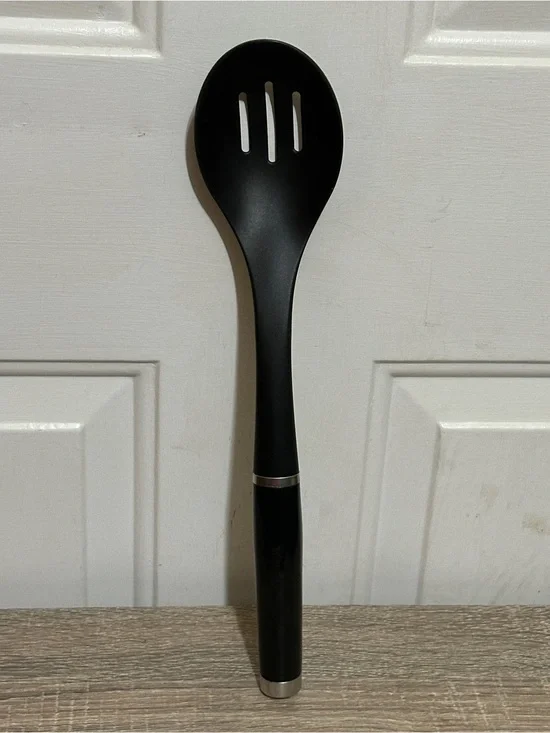 KitchenAid Black Cooking Utensil 3 Slotted Spoon Replacement Kitchen Utensil