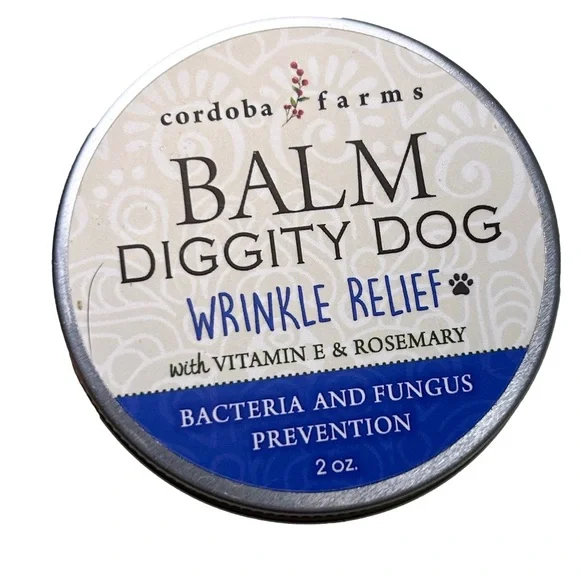 Cordoba Farms Balm Diggity Dog Wrinkle Relief Natural Antifungal Antiseptic Balm