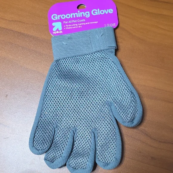 Up & Up Gray Pet Grooming Glove
