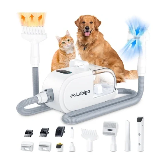 Dog Hair Vacuum & Dryer & Clipper 3 in 1