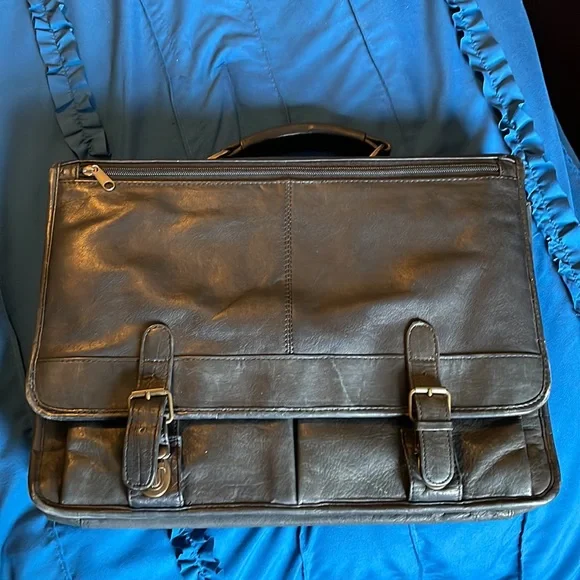 Monarch Luggage Company Leather Briefcase