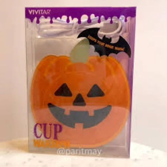✨NEW🎃Target Bullseye Playground Halloween Pumpkin Cup Warmer