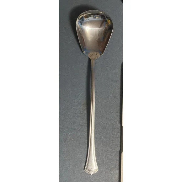 Reed & Barton Churchill Casserole Serving Spoon Stainless 12”