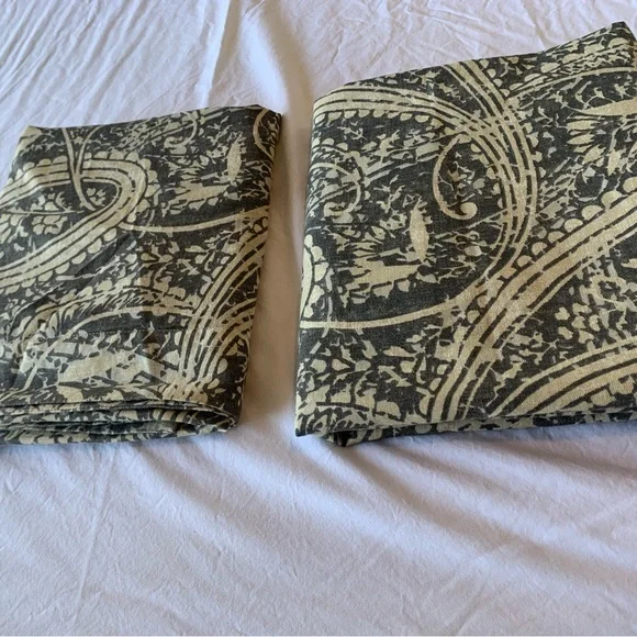 Pottery Barn Paisley King Pillow Cases Shams
