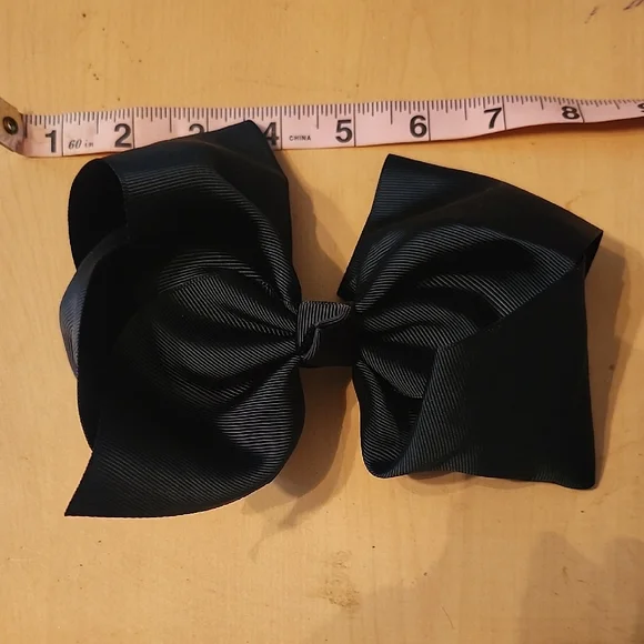 Elegant Black Hair Bow