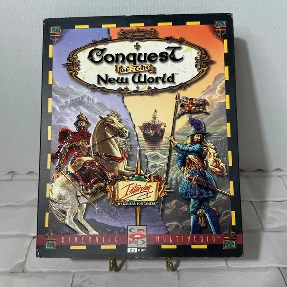 Conquest of the New World PC‎ CD ROM Strategy Game Interplay 1996 Vintage
