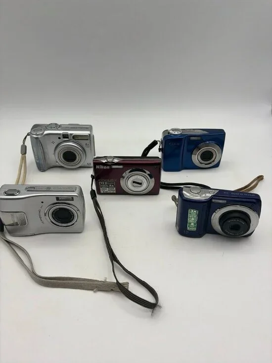 5 Digital Camera Lot For ***Parts or Repair **Non Working