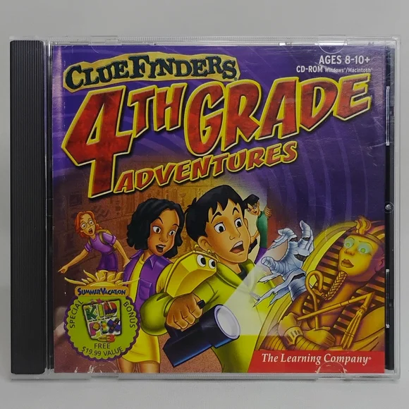 ClueFinders 4th Grade Adventures Puzzle Of The Pyramid Homeschool Learning Game