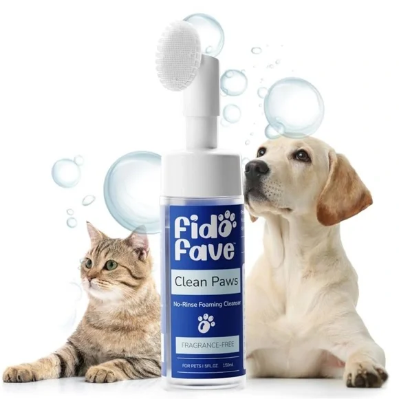 Clean Paws No-Rinse Foaming Cleanser - Blue