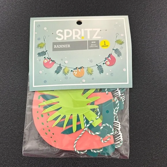 Spritz sloth party decoration
