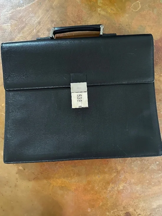 Gucci Men’s Black Leather Business Bag