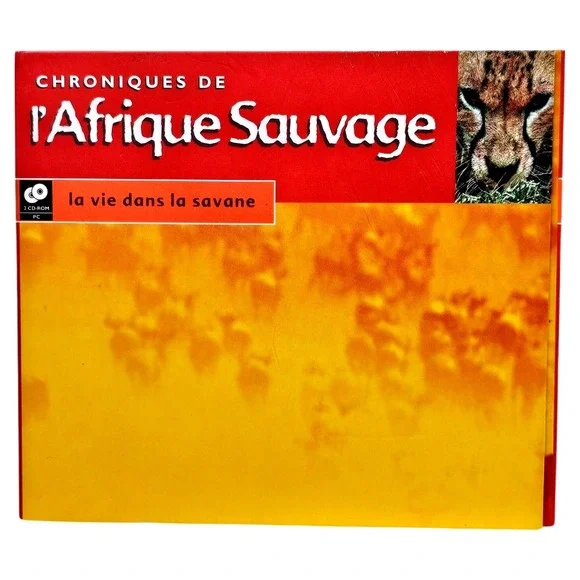 Montparnasse Chroniques de l'Afrique Sauvage PC CD-ROM French Savanna Game EUC