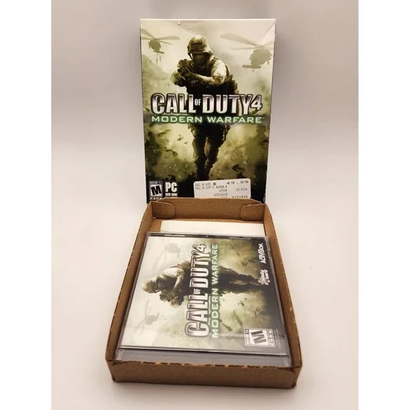 Call of Duty 4: Modern Warfare PC Game (2007)‎ - Complete in box