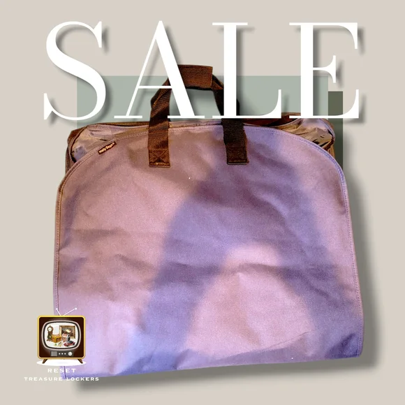 Wally Bags Blue Premium Garment Dress Bag Made In USA Lock 52