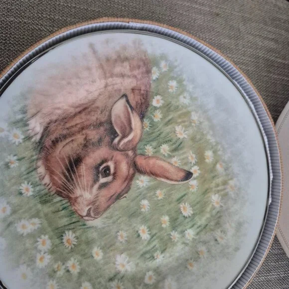 Pottery barn bunny plates