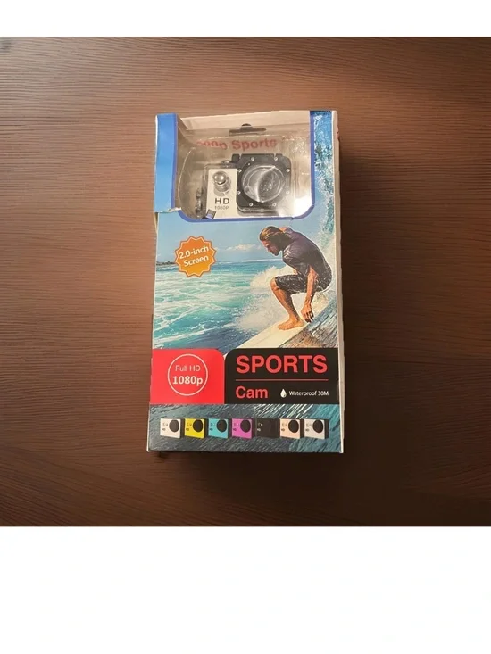 Unbranded Silver Sports Action Camera - Full HD 1080p