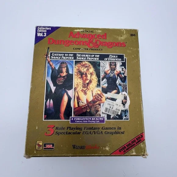 Dark PC‎ Game WizardWorks AD&D Collectors Edition Vol 3 Big Box 3.5 Floppy RPG