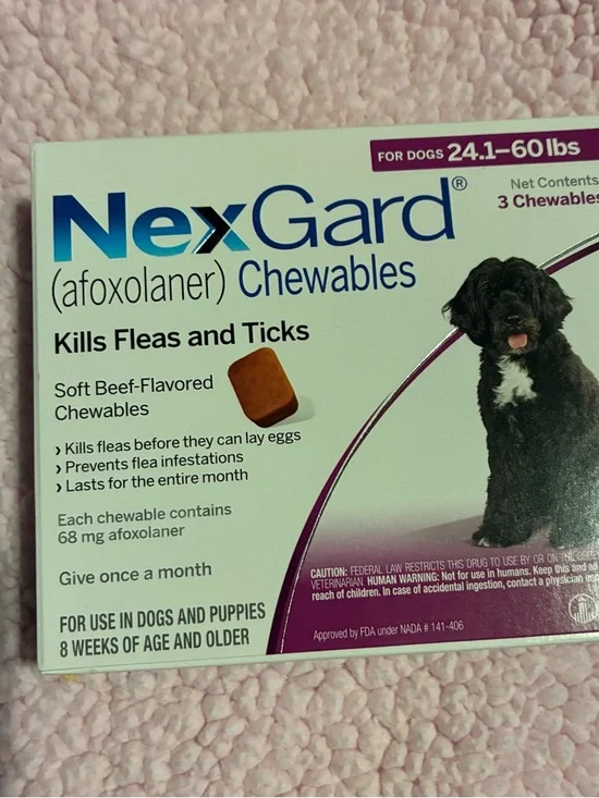 Chewables for Dogs (24.1–60 lbs) – Purple Box 3 month supply