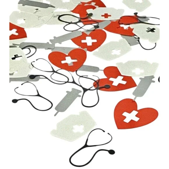 Nurse Confetti, Nurse Graduation Confetti, Nursing Confetti, Doctor Party, 100ct
