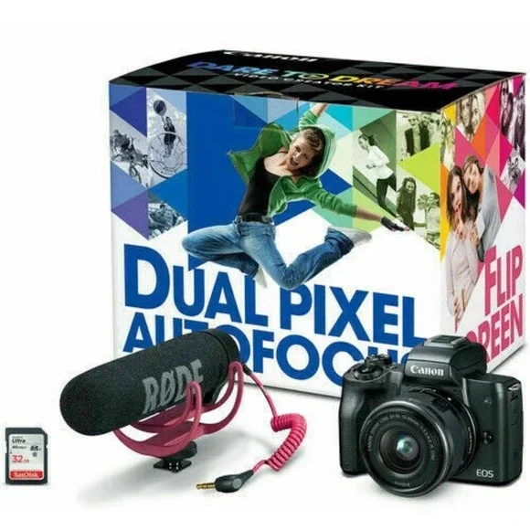 Canon EOS M50 content creator kit