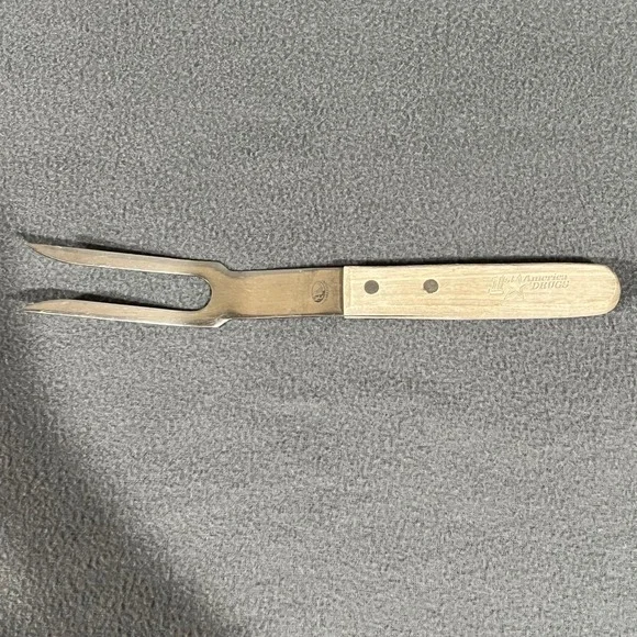 Vintage‎ Niagara Cutlery Meat Fork 1st America Drugs Advertising