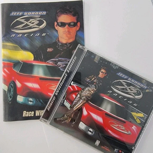 Jeff Gordon Race Without Limits - Windows 95 PC CD video‎ game Vtg