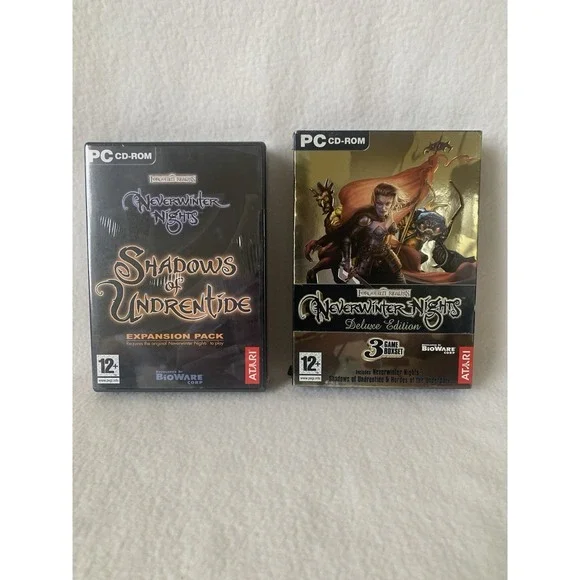 Factory Seal Forgotten Realms Neverwinter Nights Deluxe Edition - 3 Game Box Set