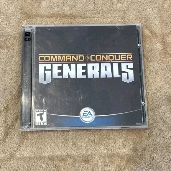 Command & Conquer Generals PC CD-ROM Complete 2 Disc EA Games Windows