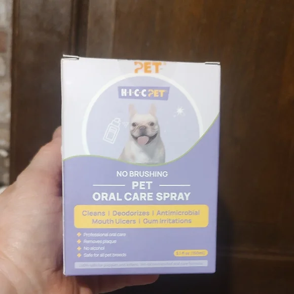 Hiccpet Pet Oral Care Spray - No Brushing New In Box