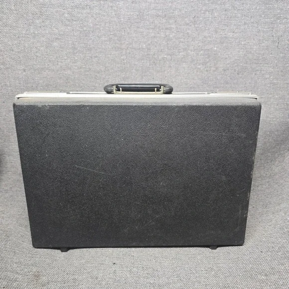 Vintage Airway Industries US Government Property Hard Shell‎ Briefcase Black