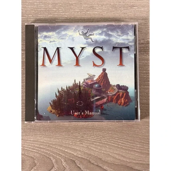Myst Macintosh CD-ROM Game Vintage 1993‎ Broderbund Cyan Puzzle Adventure Manual