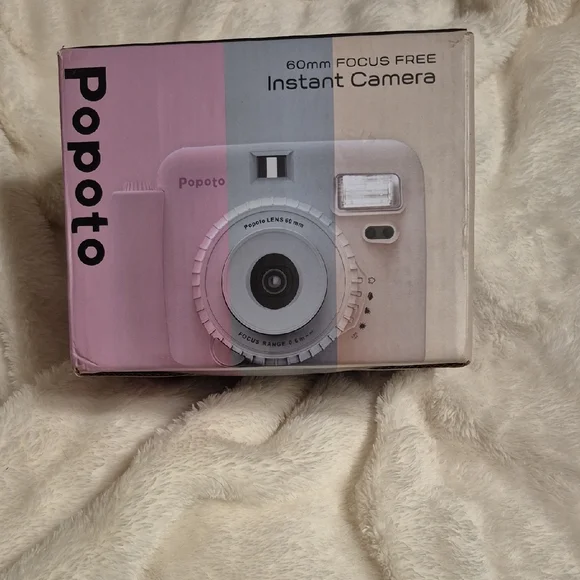 Instant Camera - Pink and Gray