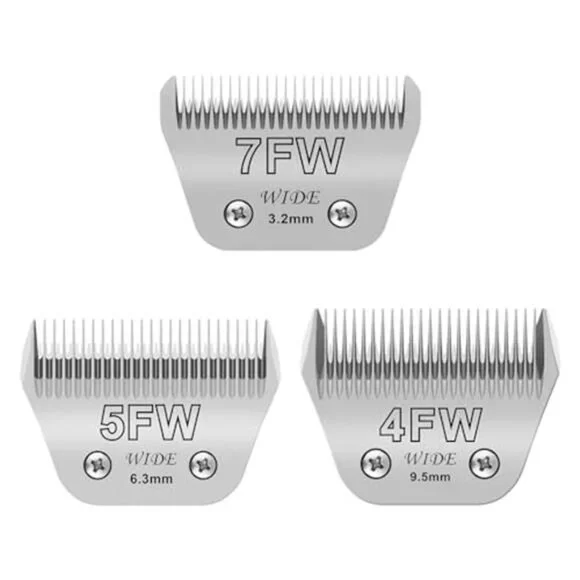 3Pack Dog Grooming Wide Blade Detachable Pet Dog Grooming Blades Compatible with