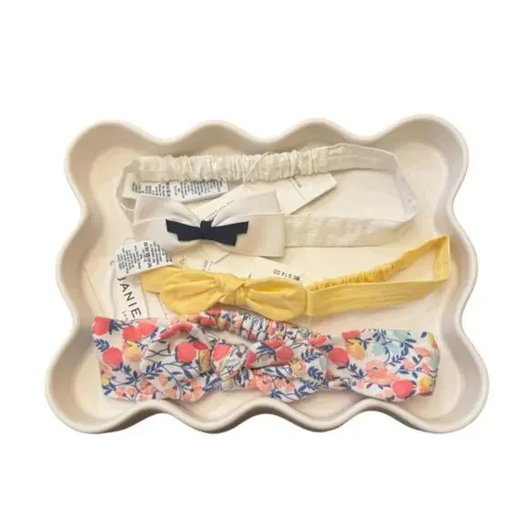 Janie and Jack Girls Soft Headbands OS - Set of 3