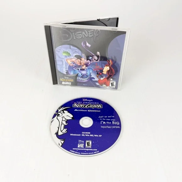 Disney Emperors New Groove Action Game for Windows 95 98 PC