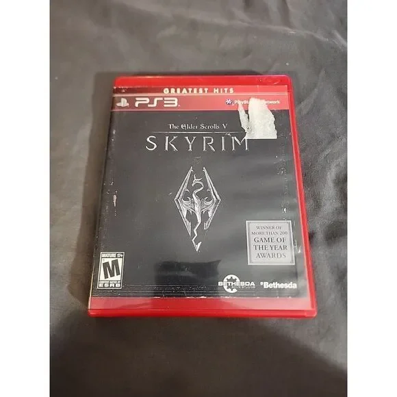 The Elder Scrolls V: Skyrim Greatest Hits - Playstation‎ 3 PS3 with Case & Paper