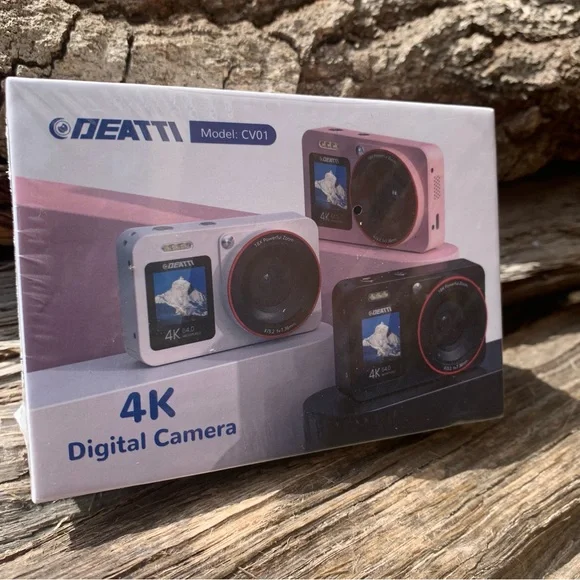 Deatti 4k Digital Camera | Duel Screens | Selfie Camera for Kids